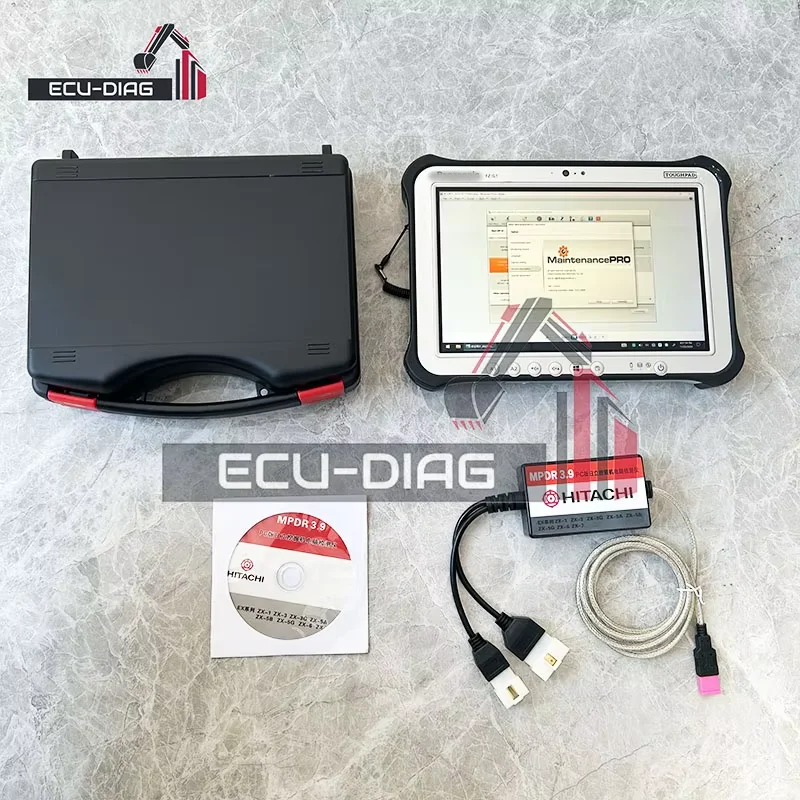 

Высокоскоростной диагностический инструмент MPDR 3.9 с планшетом для грузовика Hitachi, экскаватора, колесного погрузчика для Hitachi ZX-1 ZX-3 ZX-3G ZX-5