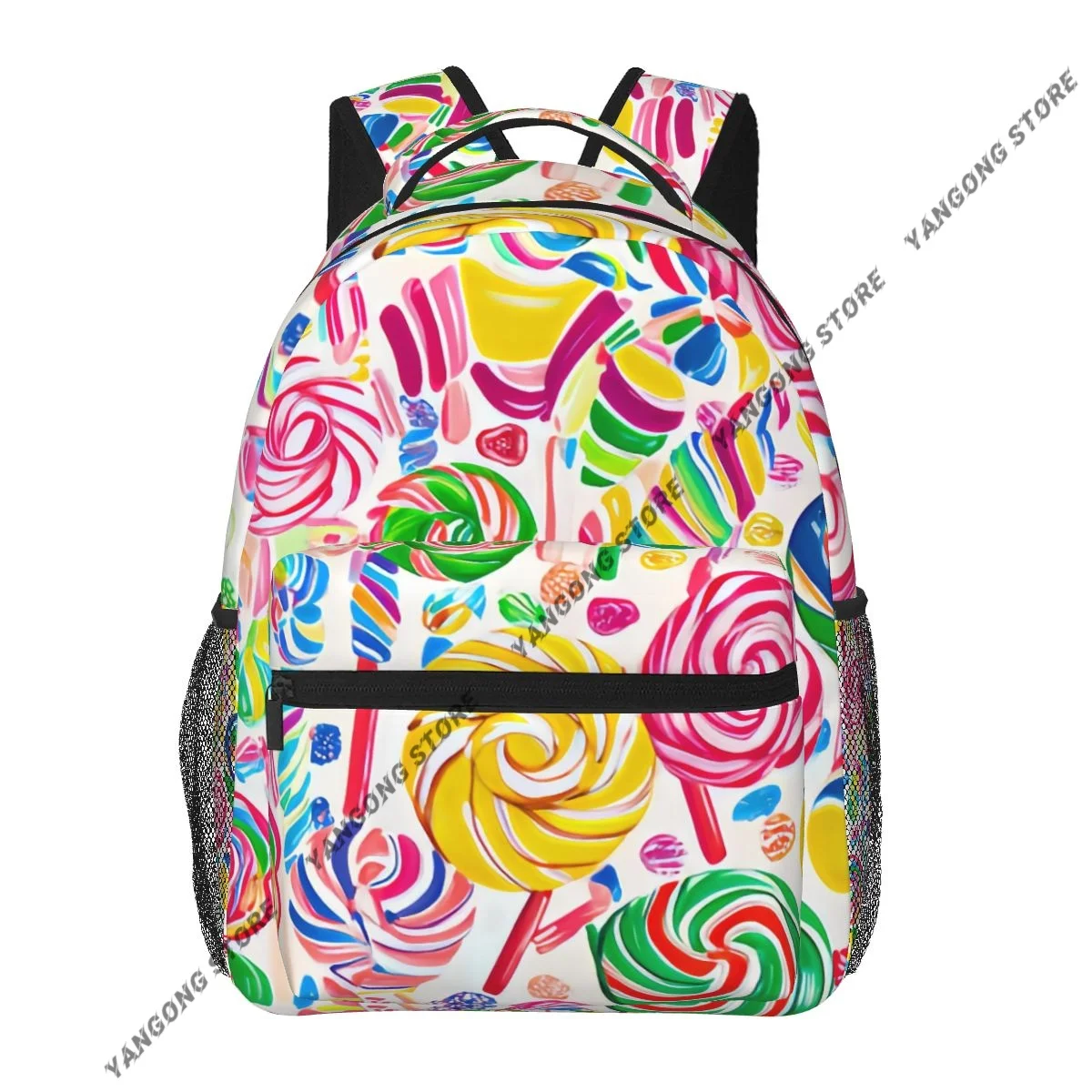 Backpack Casual Travel Bag Candy Lollipops Canes School Bag Fashion Shoulder Bag For Teenage Girl Bagpack
