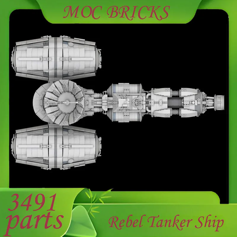 Personnaliser 3491 pièces rebelles pétrolier navire espace militaire MOC SpaceShip bataille Architecture bricolage originalité assemblage briques cadeaux
