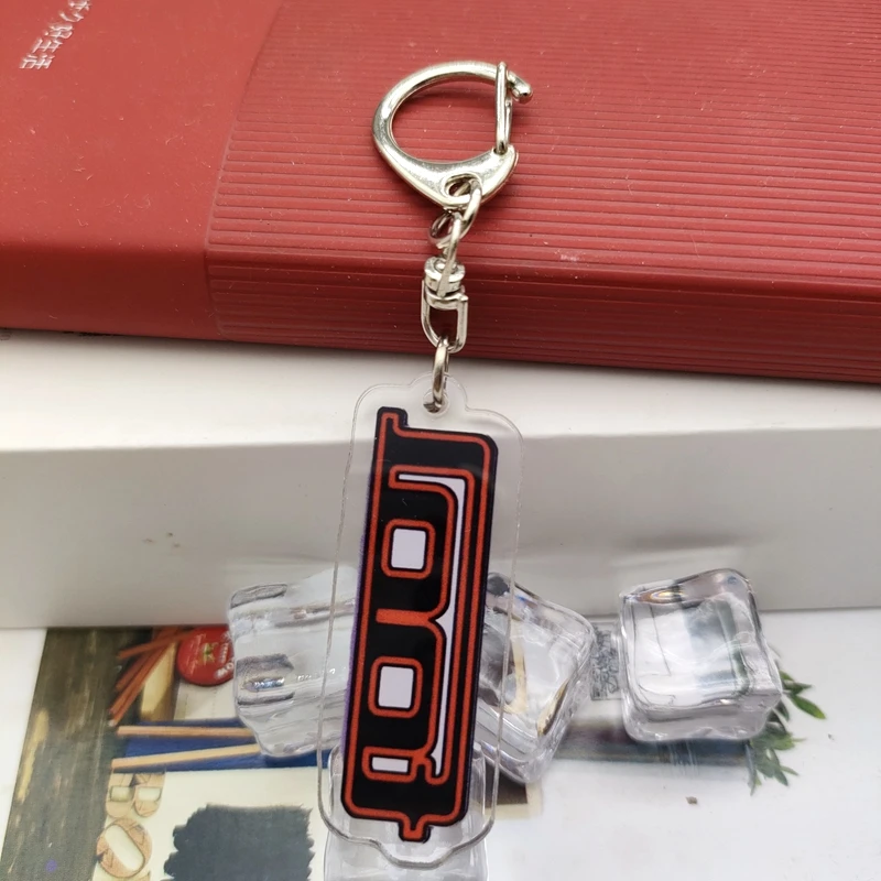 Popular Rock Band Micro Label Keychain Bag Pendant For Music Lovers Acrylic Keychain Jewelry Gift