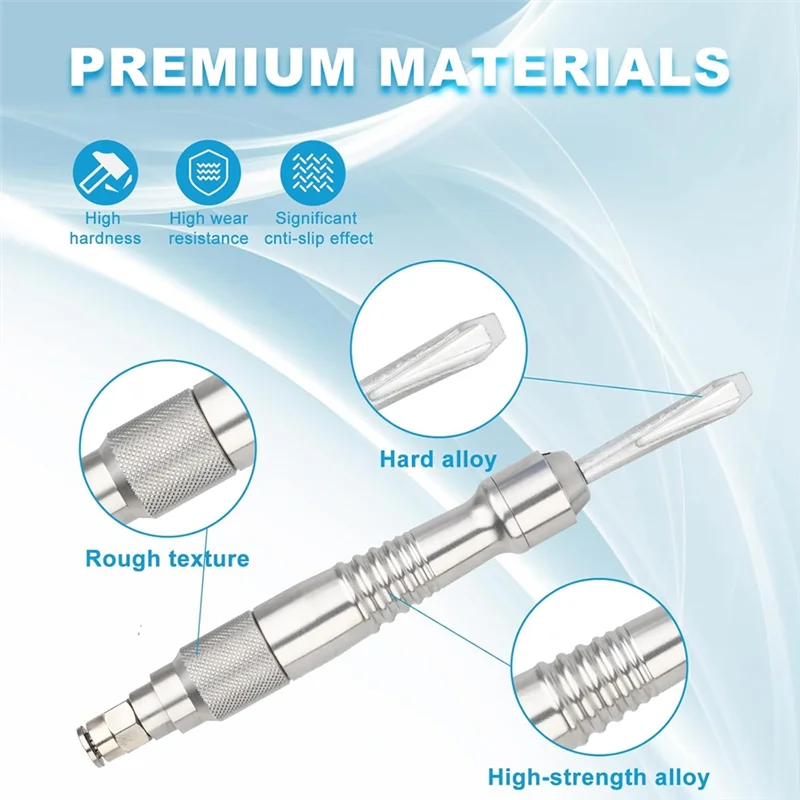 CYCLI-Micro-Air Flux Chipper لإزالة الجص لحام الخبث الحجر ونحت الخشب مع مفتاح القدم و5 الأزاميل WL-12595K #2
