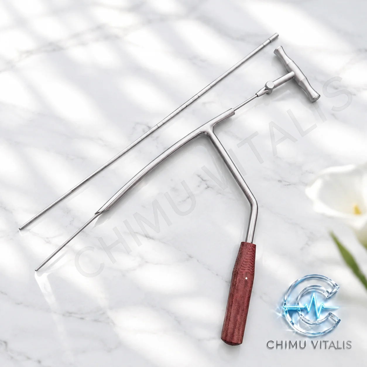 【CHIMU VITALIS】 Wire Guide Stainless Steel Hollow Threaded Cable for Medical Instrumentation