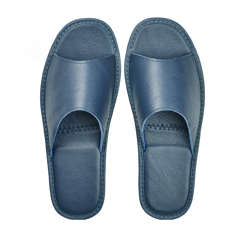 Fashion Leather Sandals and Slippers Spring and Summer Home Indoor Breathable Beef Tendon Non-slip Bottom for Men and Women.