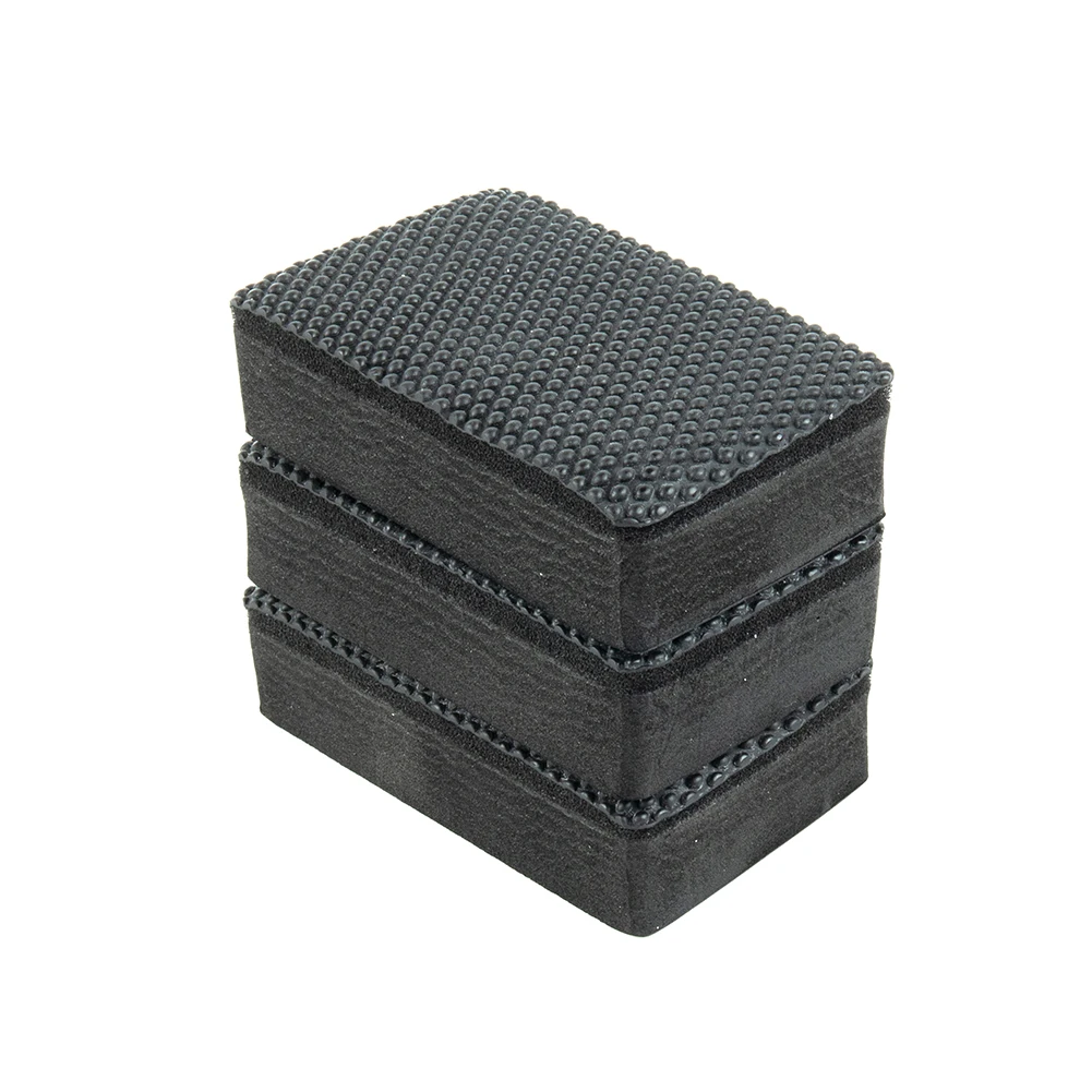 Car Cleaning Wax Polish Pad Wash Mud Car Clay Bar Pad Sponge Block Cleaning Eraser Tools Black Auto Sponge Automotive Care