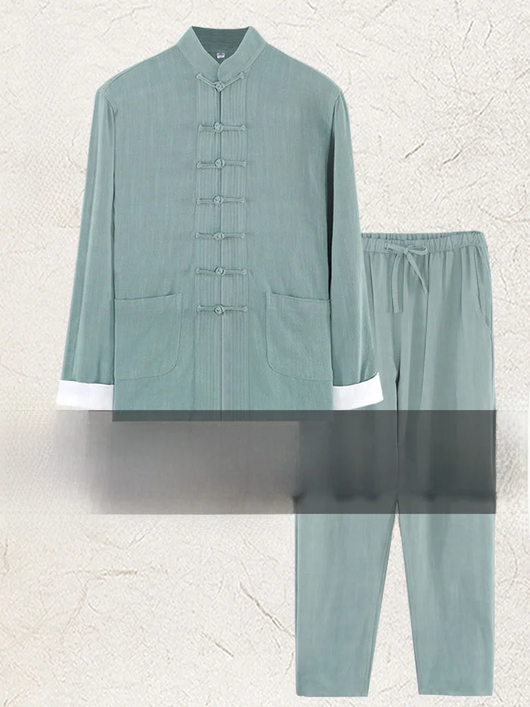 abito-estivo-in-lino-a-maniche-lunghe-stile-cinese-tang-per-uomini-di-mezza-eta-e-anziani-taglia-grande-colletto-rialzato-outfit-da-papa-bottoni-retro
