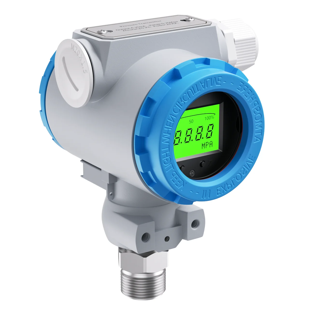 Digital Pressure Transmitter 4-20mA Hart M20*1.5 Pressure Transducer RS485 0-10v Pressure Sensor Transducer Transmitter