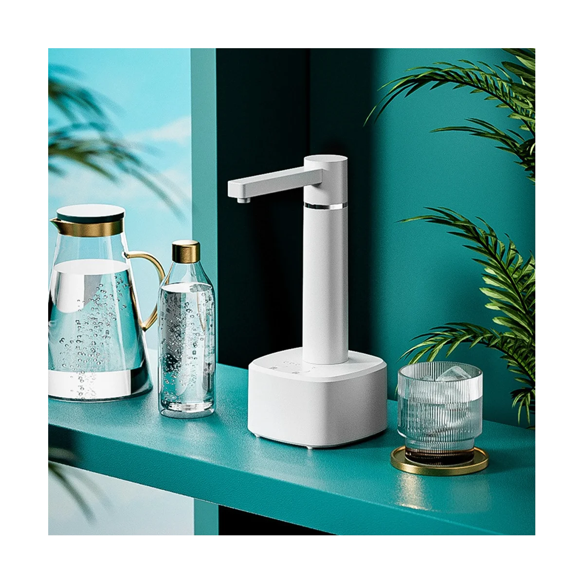 مضخة مياه كهربائية موزع التلقائي زجاجات مياه الشرب سطح المكتب قابلة للشحن مضخة مياه موزع للمنزل مكتب