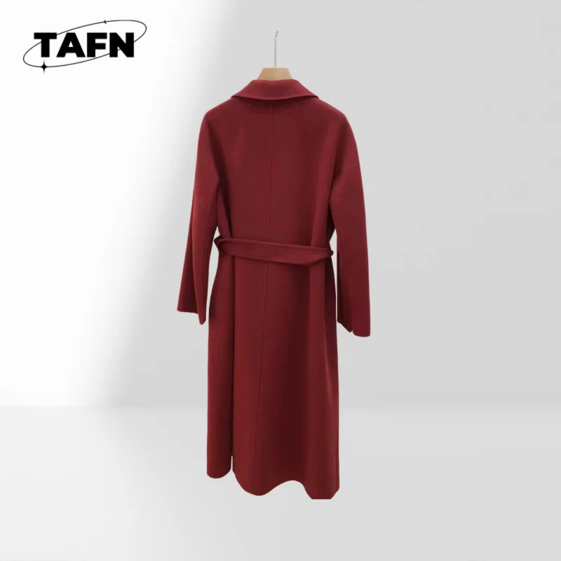 Cappotto autunnale leggero per donna Trench lungo in misto cotone stile autunnale Giacca a vento di media lunghezza Pendolari femminili AJ1315