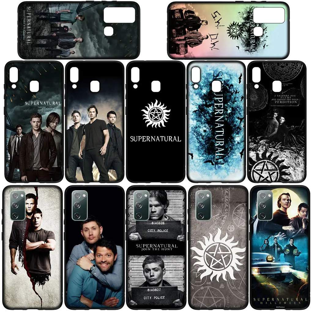 S-Supernaturals Silicone Phone Casing for Samsung Galaxy S24 S23 Fe Ultra Plus A55 A35 A24 A25 A15 A05 M55 M15 Cover Case