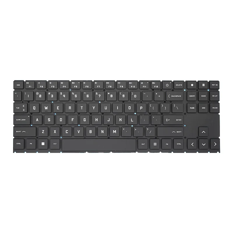 Imagem -06 - Teclado Portátil para hp Omen sp Eua Russo Espanhol Amd Retroiluminado 15-en 15-en0xxx 15z-en 15-en0010ca Tpn-q238 Tpn-q267