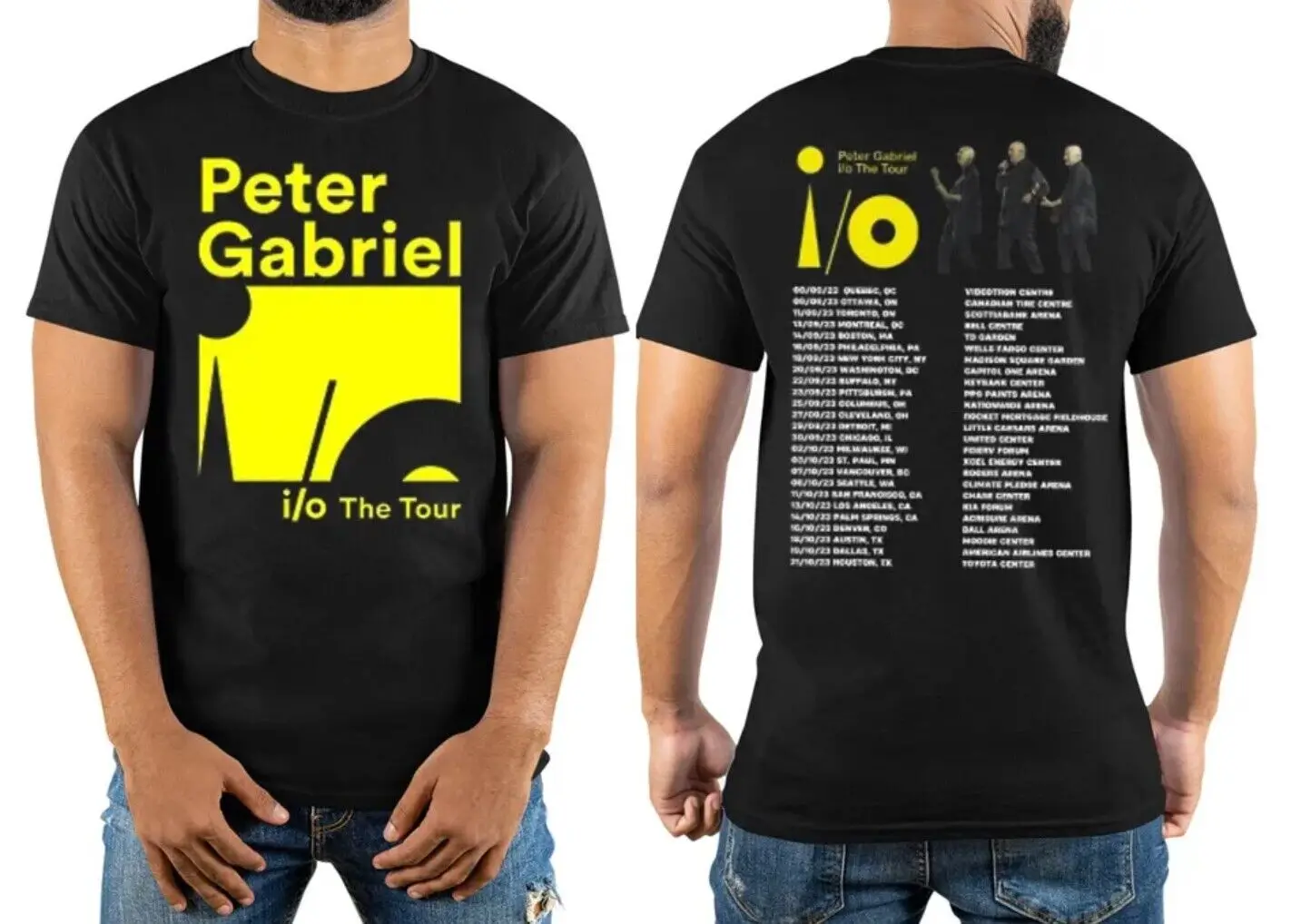 90s Vintage Peter Gabriel Shirt, Peter Gabriel io The Tour 2022 2 Sided T Shirt