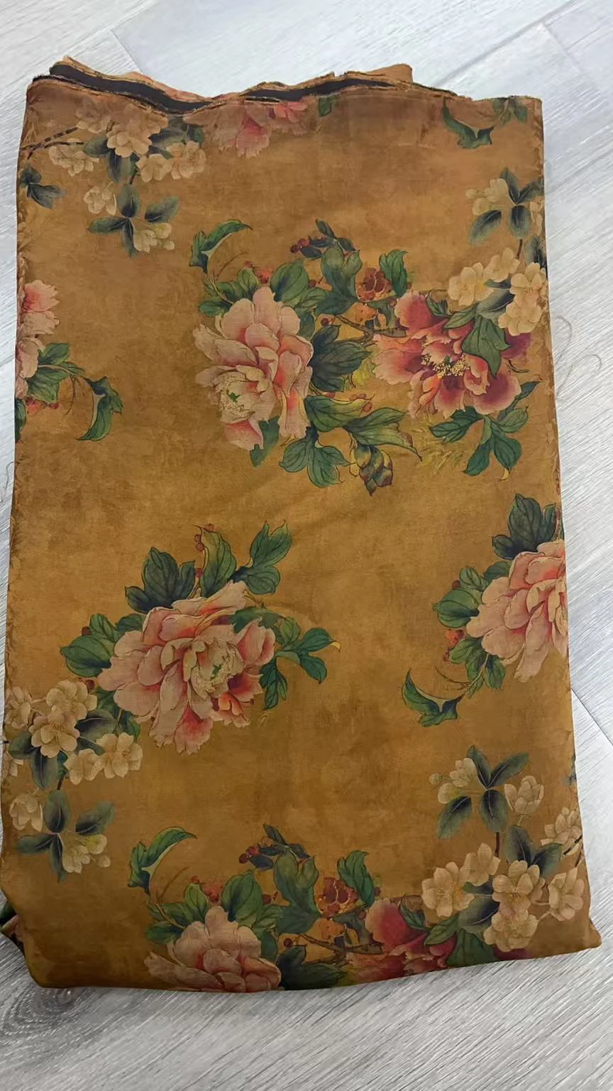 

Высокое качество, тонкая атласная пряжа Xiangyun, платье Cheongsam, высококачественная ткань из натурального шелка