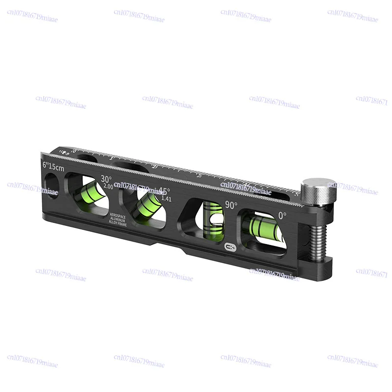 Solid Mini Leveler High Precision Cast Aluminum Strong Magnetic Leveler Small Magnetic Leveler Measuring Tool
