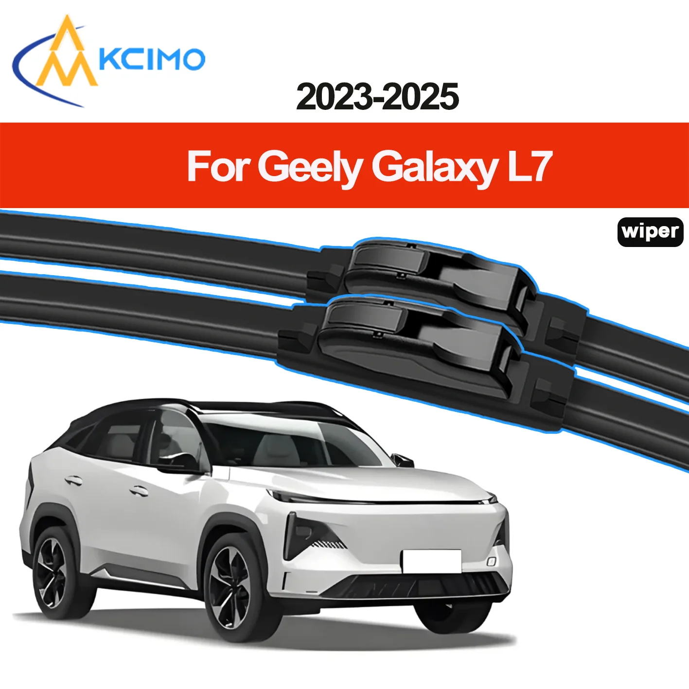 

KCIMO 2PCS New Front Windshield Wiper Blade for Geely Galaxy L7 2023-2025 Front Windshield Auto Wipers Blade Accessories 2025