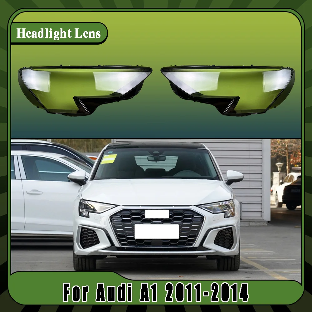 

For Audi A3 2021 2022 2023 Car Headlight Lens Shell Headlamp Cover Plexiglass Lamp Shade Transparent Lampshade Housing