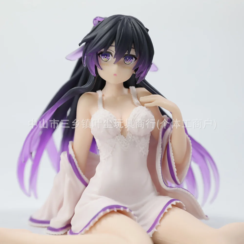 Anime DATE A LIVE Yatogami Tohka Postura seduta Action Figure Modello in PVC statua Giocattoli Ornamento da tavolo Regali da collezione