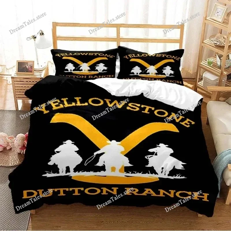 Yellowstone Fashion Digital Printing Bedding Set Duvet Cover Comforter Bed Single Twin Full Queen Youth Kids Girl Boys Gift369