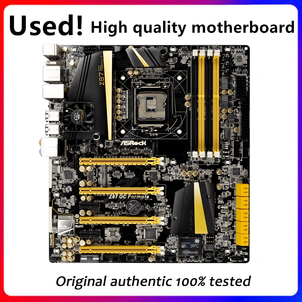 

Материнская плата для ASRock Z87 OC Formula Z87 Z87M LGA 1150 для Core i7 i5 i3 DDR3 SATA3 USB3.0 оригинальная б/у материнская плата