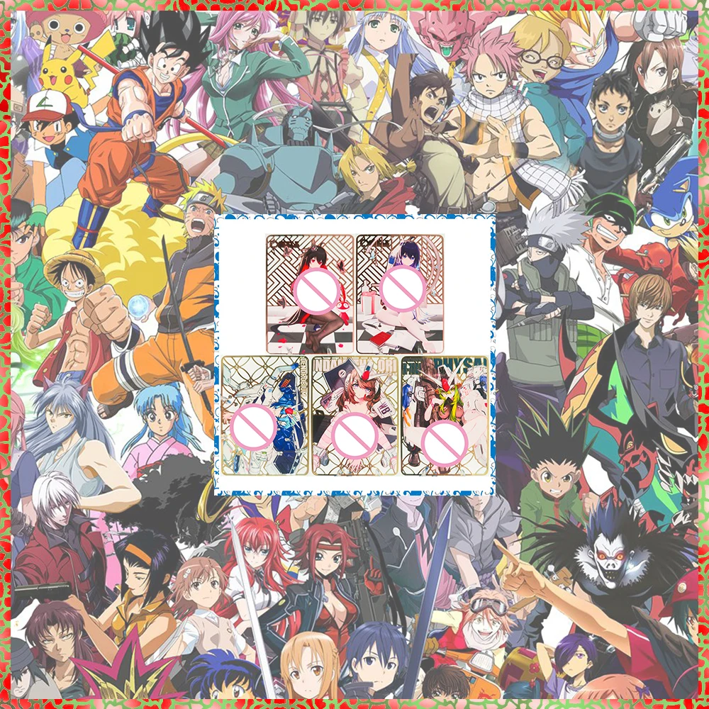 Collection Cards DIY ACG Goddess Story Anime Tsunade Konan Yuuki Asuna Kamado Nezuko Games Toys Holidays Birthday Gifts