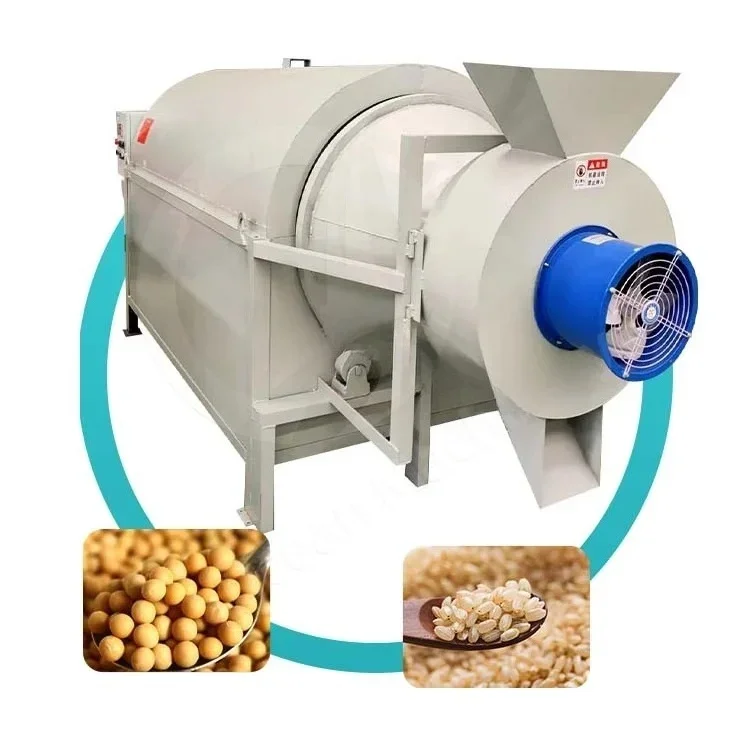 Olive Residue Poultry Dung Fertilizer Dryer Industry Small Scale Paddy Seed Hay Rotary Dryer Price
