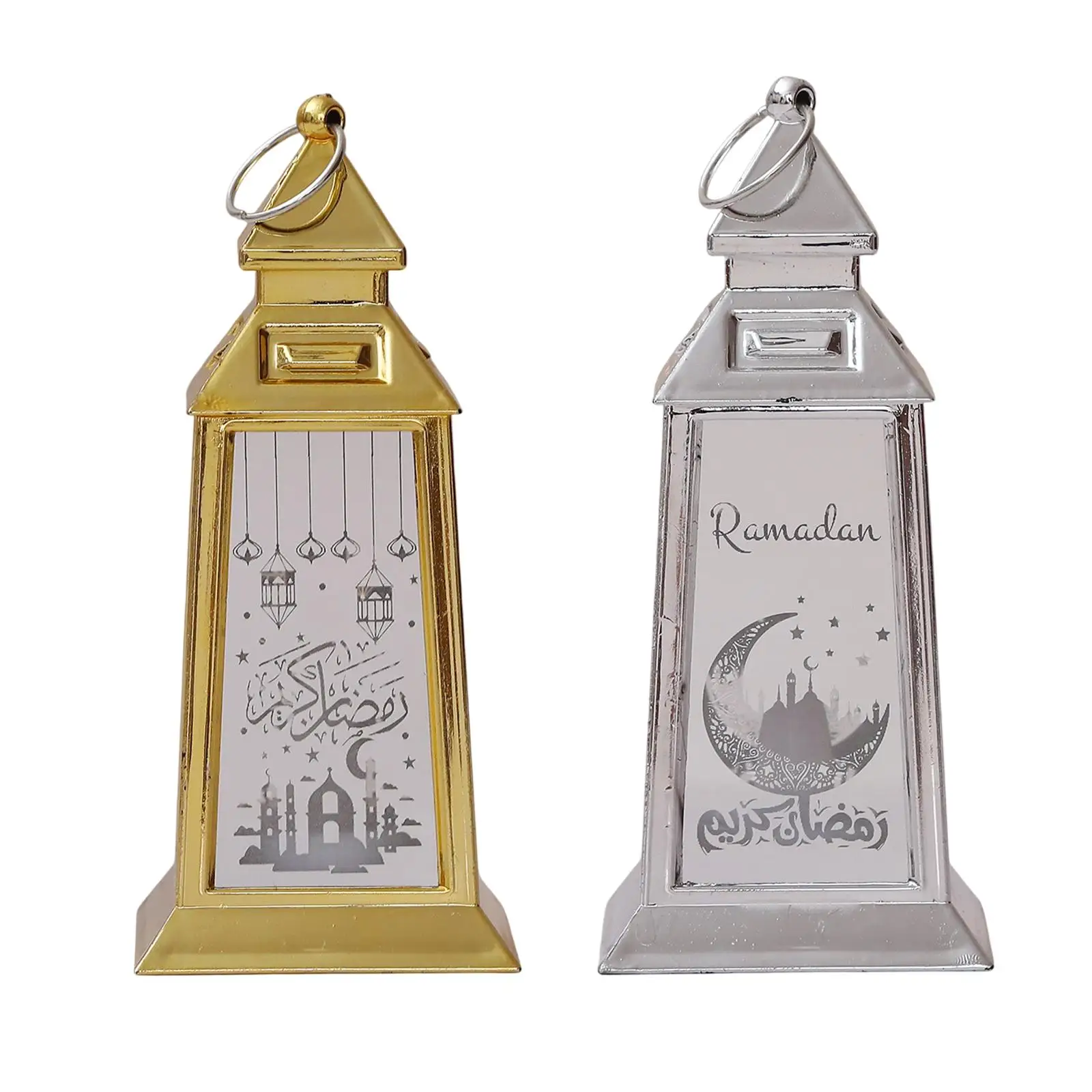 رمضان فانوس ضوء عطلة ديكور القمر نمط مسلم الجدول مصباح للهدايا