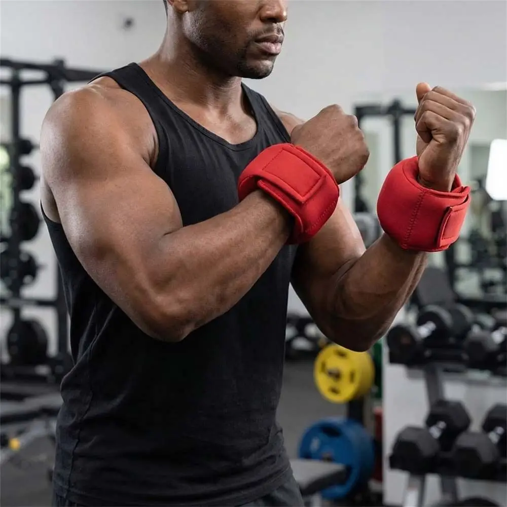 2Pcs 1LB Weight Ankle Weights Breathable Material Comfortable Design Wrist Weights Durable Construction Weight-Bearing Fitness