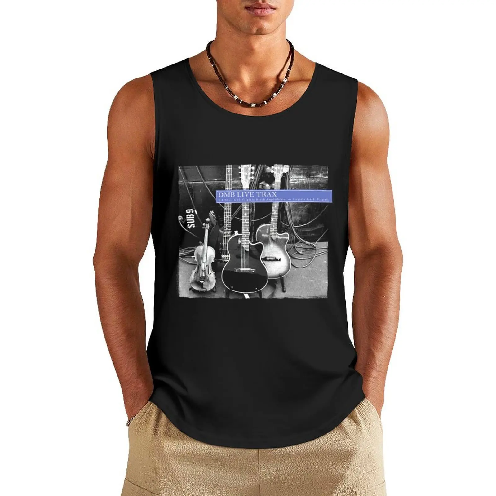 DMB Live Trax Vol. 18 GTE Virginia Beach Amphitheater Tank Top Sleeveless top Sportswear for men