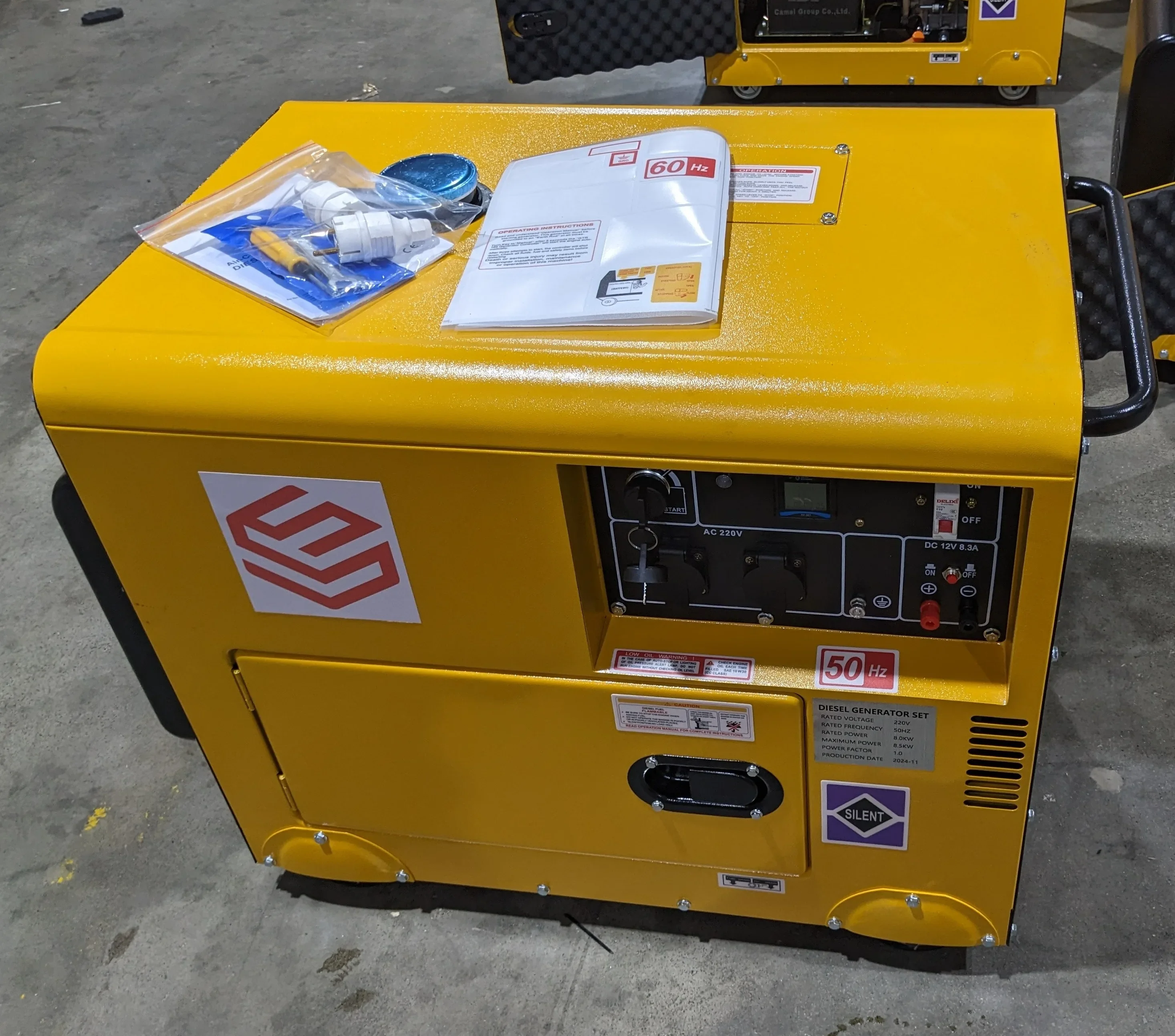 YHS 8KW Quiet Diesel Backup Generator 12V | Power for Marine Vessels & Off-Grid Cabins