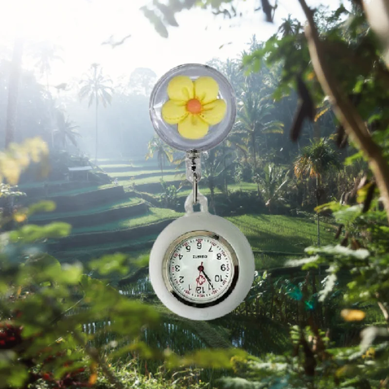 Montre de Poche Rétractable pour Infirmière, Médecin, Hôpital, Pendentif, Clips Suspendus, Danemark ge, Bobine, Horloge, Cadeaux, Dessin Animé, Mignon