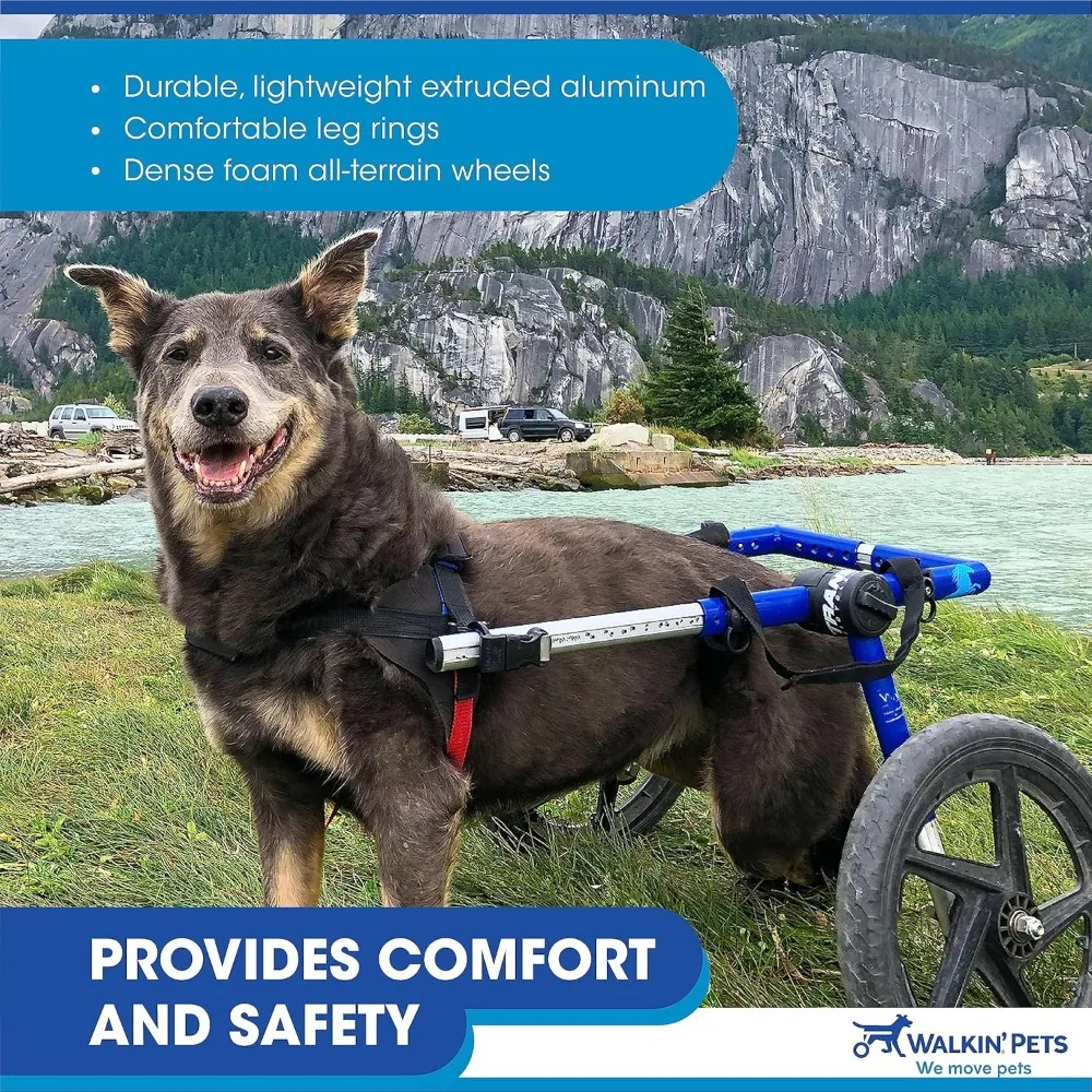 Dog Wheelchair - for Med/Large Dogs 50-69 lbs - Veterinarian Approved - Dog Wheelchair for Back Legs