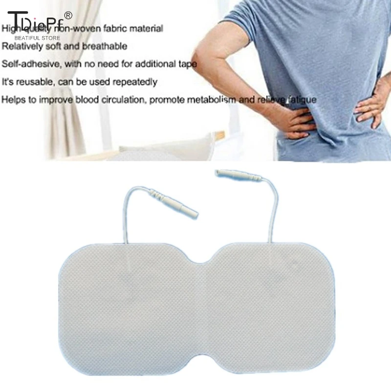 

1PC EMS Tens Electrode Pads Gel For Shoulder Waist Massage Acupuncture Therapy Back Massager Pulse Muscle Stimulator Electro Pad