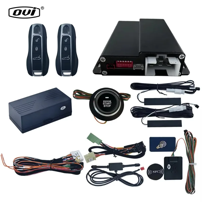 OVI 8500 CANBUS Control PKE Remote Car Starter 12V Car Alarm Plug and Play Kit for Macan 95B Keyless Entry Keyless Start