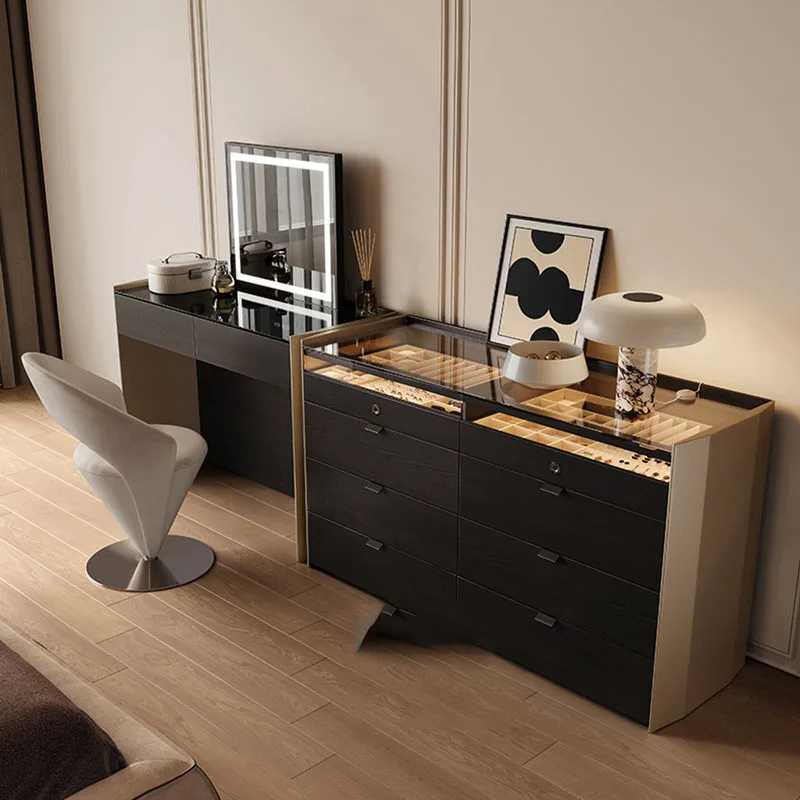 Organizer College Dorm Essentials Dressing Table Luxury Storage Dressing Table European Cabinet Penteadeira Postmodern Furniture