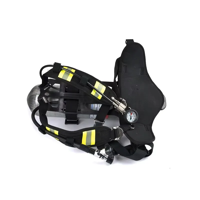 Standard Positive Pressure Fire Air Respirator with 3C Certification Carbon Fiber Rhzk6.8/30 Self-Contained Type