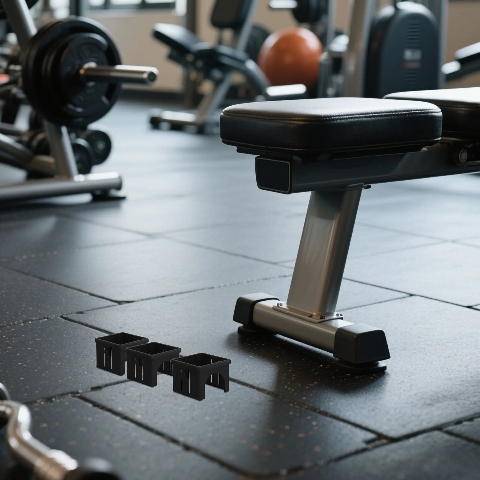 

4Pcs Hollow Square Tube Slide Sleeve Fitness Equipment Tubing Sleeve Inner Adapter for Workout Machines Stability Loadbearing