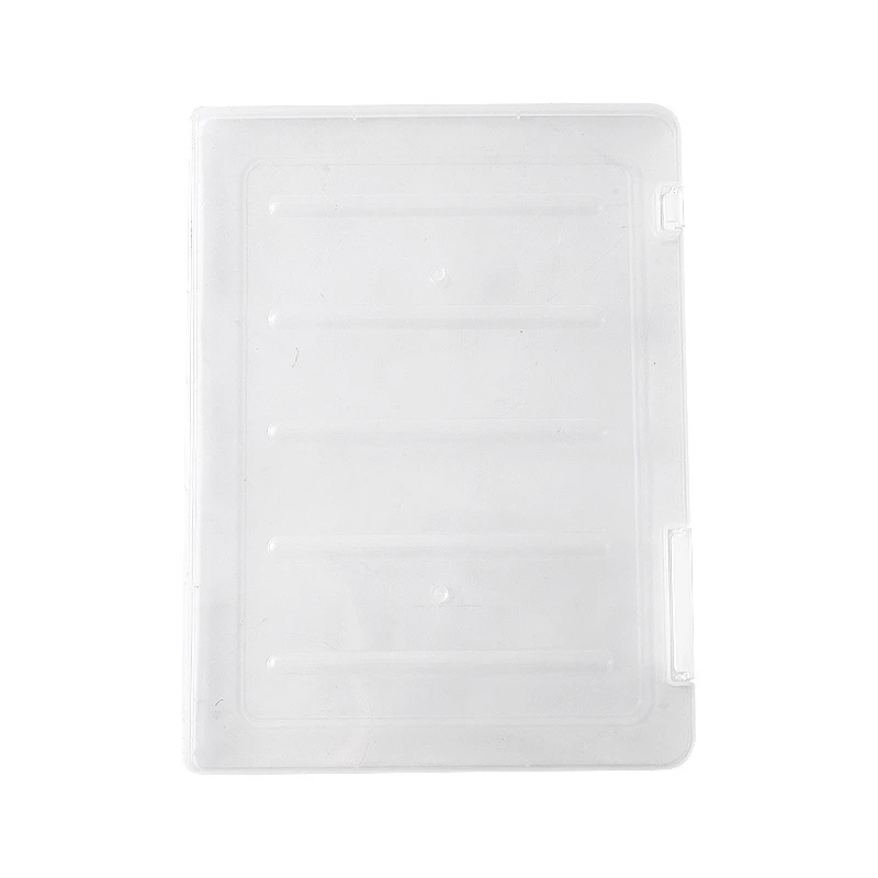 File Box Slim Document Case Portable Project Case Transparent Plastic Box for Office Desktop Document Organizer Box