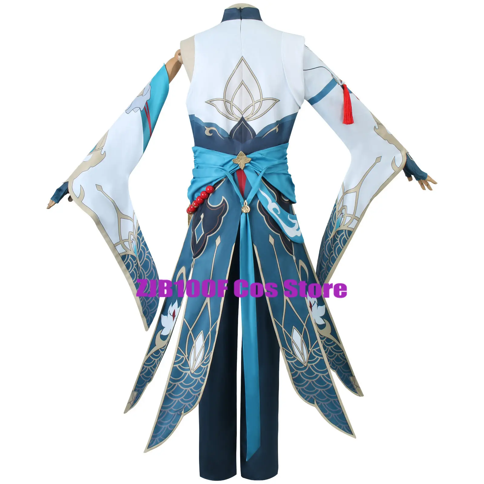 Chinese DanHeng Cosplay Anime Honkai Star Rail Costume Uniform Suit Men Long Wig Halloween Party Performance Costume Accessories