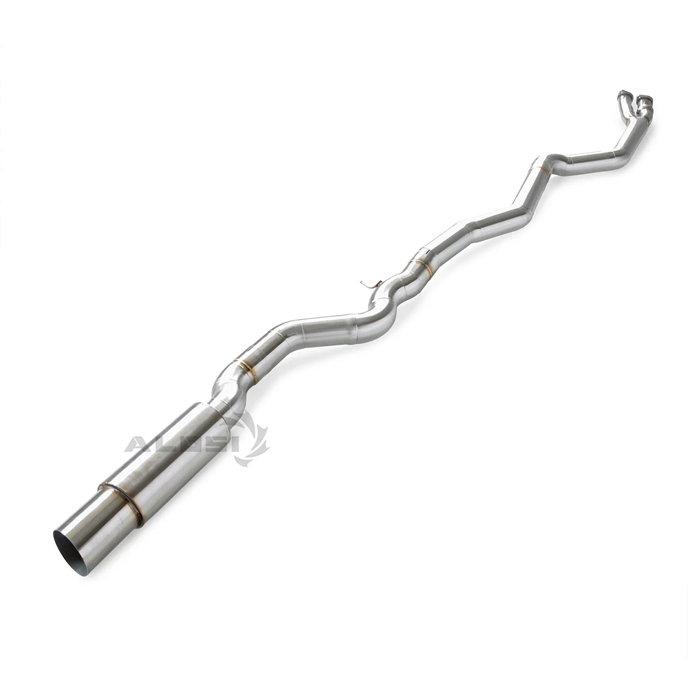 

For BMW 135I E82/E88 3.0T 2008-2013 Stainless Steel Cannon 114 Exhaust tip JDM Style Exhaust Performance Cat-Back Exhaust System