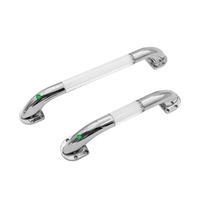 12V 24V LED RV Entry Door Assist Bar White Lighted Aluminum Profile Grab Handle for Car Motorhome Caravan Marine/Yacht