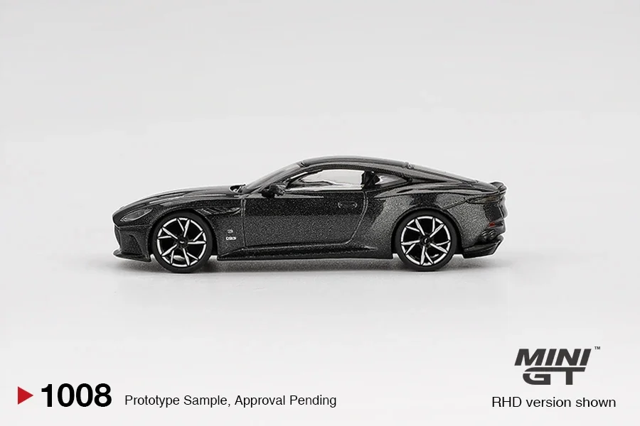 MINIGT 1/64 Aston Martin DBS 007 édition MGT01008-CH voiture en alliage véhicule à moteur moulé sous pression en métal modèle enfants cadeau de noël jouets pour garçons