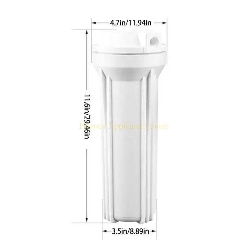 D0AB Эффективная 10 -дюймовая оболочка фильтров с обратным осмосом корпус