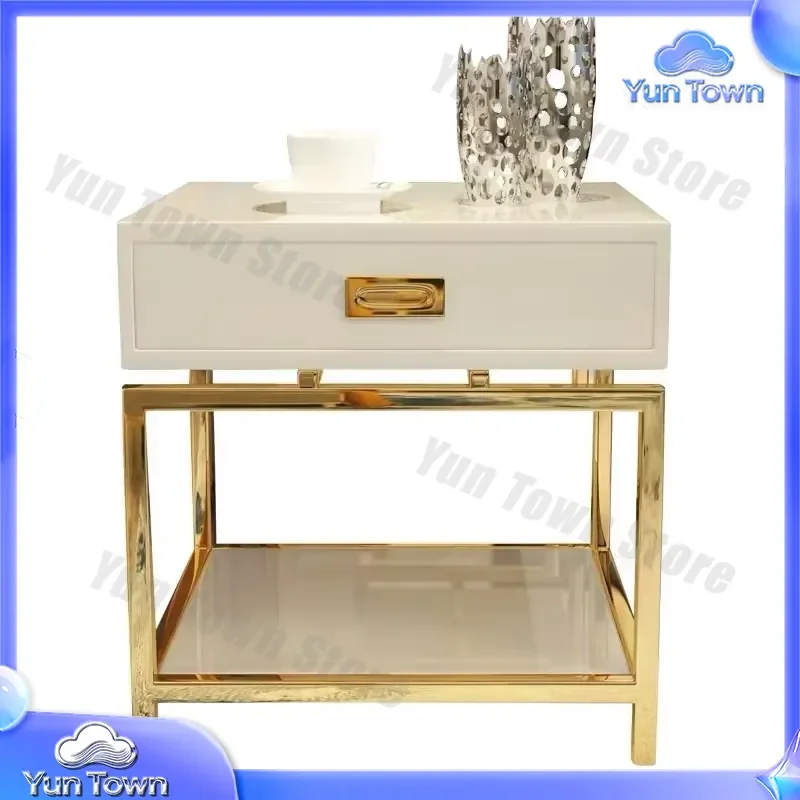 for Luxury Bed Side Table for Bedroom Furniture Nightstand for Living Room Coffee Table Corner Cabinet for Small Spaces