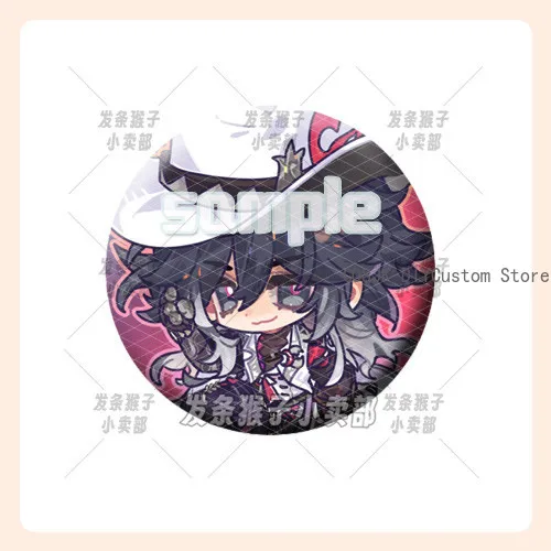 Game Honkai：Star Rail Yao Guang Ashveil Sparxie‌ Anime Cosplay Button Pin Cartoon Brooch Badge Backpack Acrylic Stand Pendant view 4