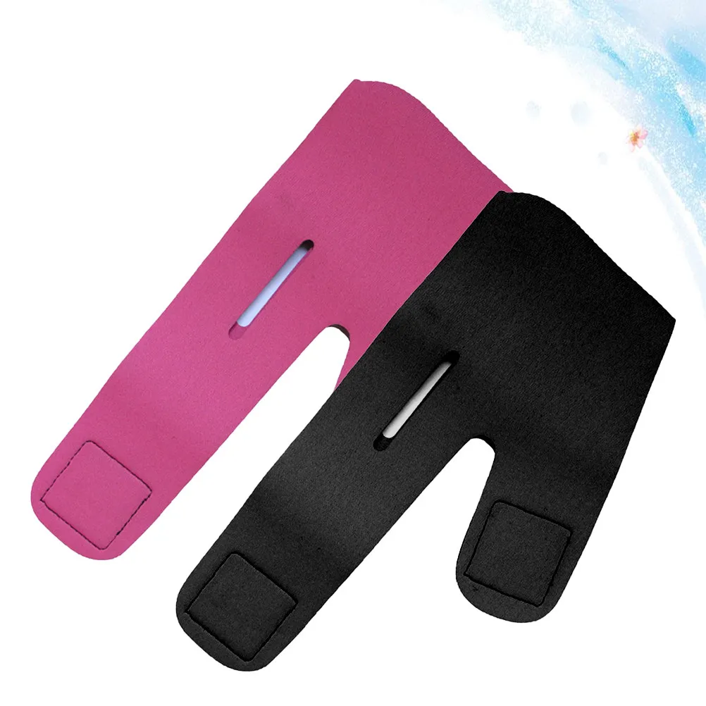 2Pcs Slim Face Mask Breathable Soft Skin-Friendly Lifting Belt for Facial Support Sleeping Aid Thin Masseter