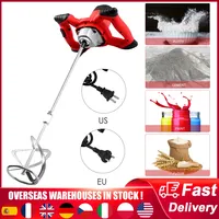 2100W Electric Stirrer Cement Mixer High Power 6-Speed Regulation Handheld Industrial Concrete Mixer for Mortars Paint Mud Grout