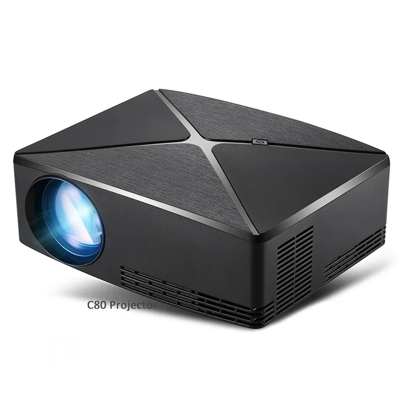 

C80 projector white and black color support 720P resolution home theater LCD projector