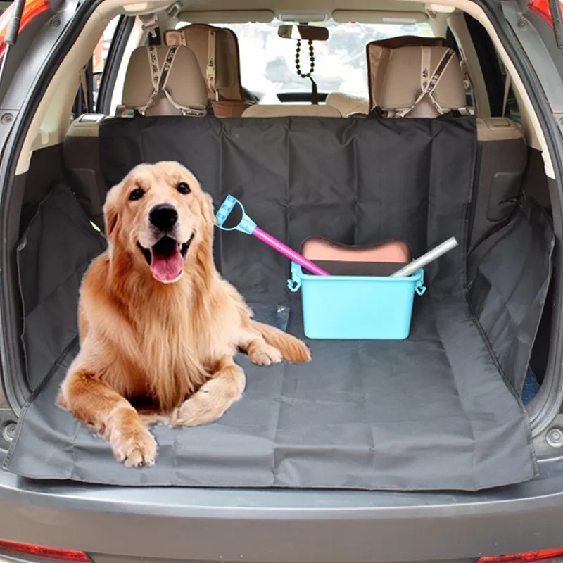 SUV Car Trunk Mat Dog Carrier Waterproof Seat Cover Foldable Oxford Protector Cushion Pet Mat Dog Cat Travel Floor Mat