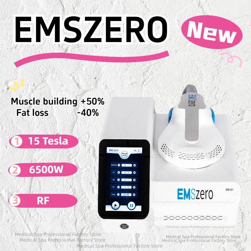 EMSzero Nova Electromagnetic Muscle Stimulator Slim Lose Weight 15 Tesla 6500W  Sculpt Body Machine Professional For Salon