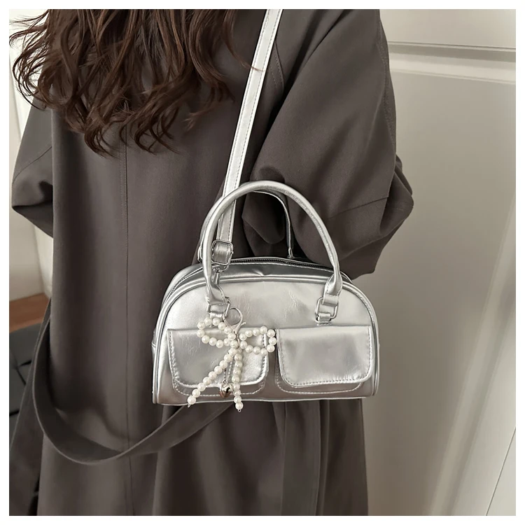 Bolso de Gran Capacidad para Viajes, Nuevo Estilo Invierno 2025, Bolso de Hombro/Axilar, Alto Valor Estético, Bolso Boston/Bo...
