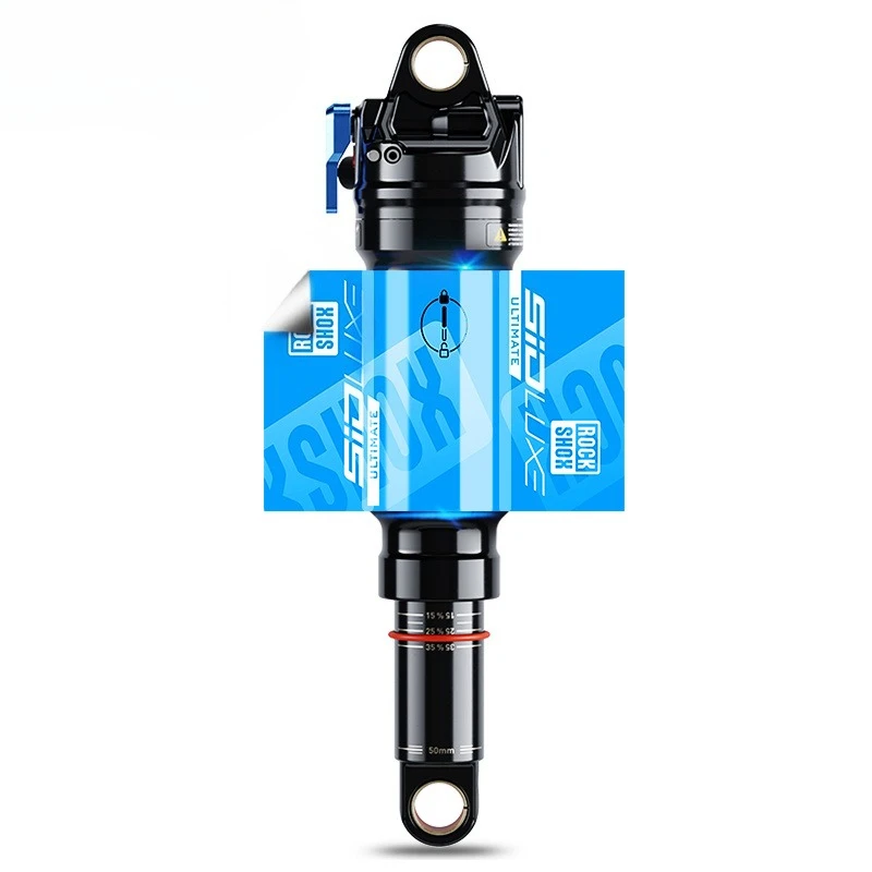 Adesivos RockShox SID Luxe Ultimate para Amortecedor Traseiro, Decalques de Vinil à Prova d'Água para Amortecedor Traseiro de Bicicleta de Montanha, Peças de Modificação para Bicicletas